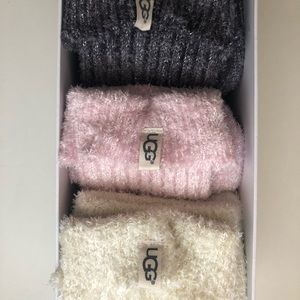 Ugg cozy sparkle sock gift set